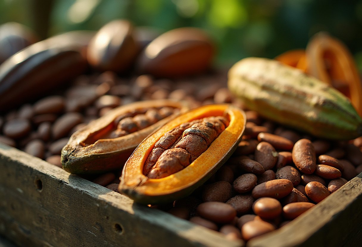 Fermented raw cacao